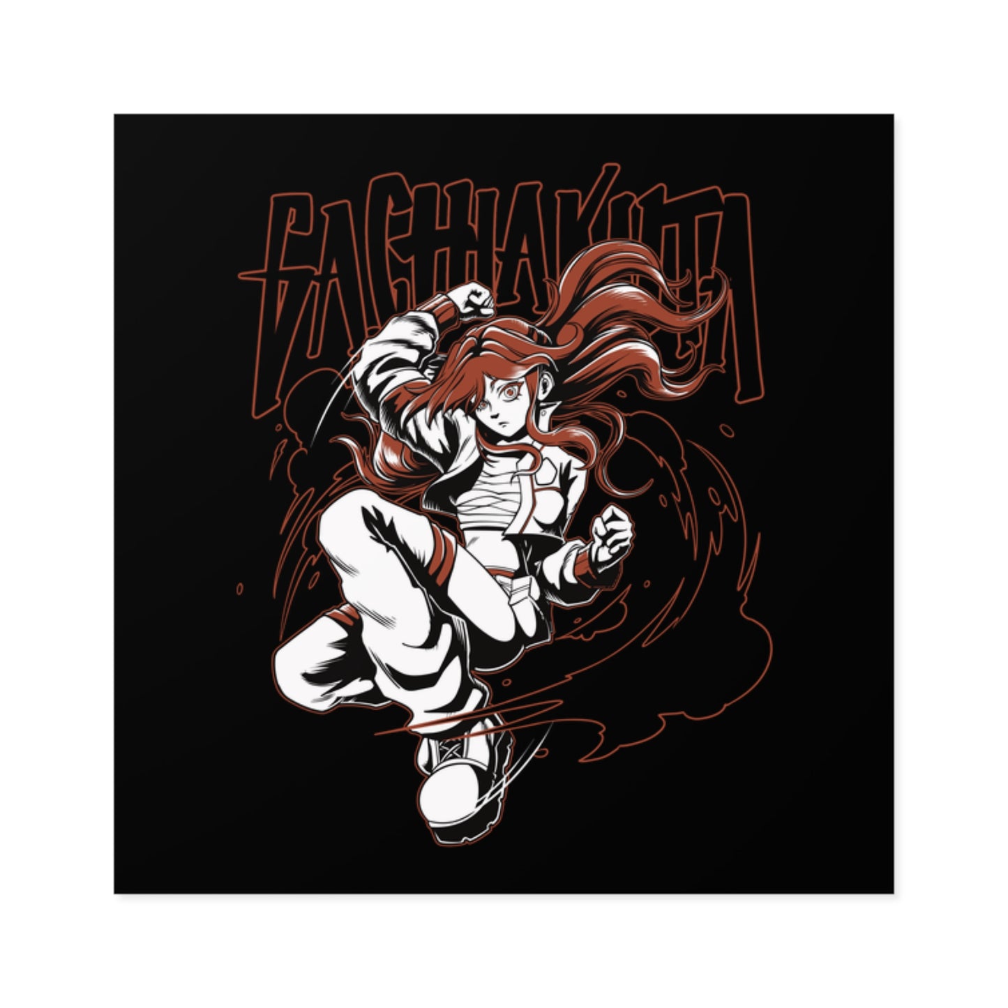 Junkblade Phantom – Riyo Gachiakuta Sticker (2x2")