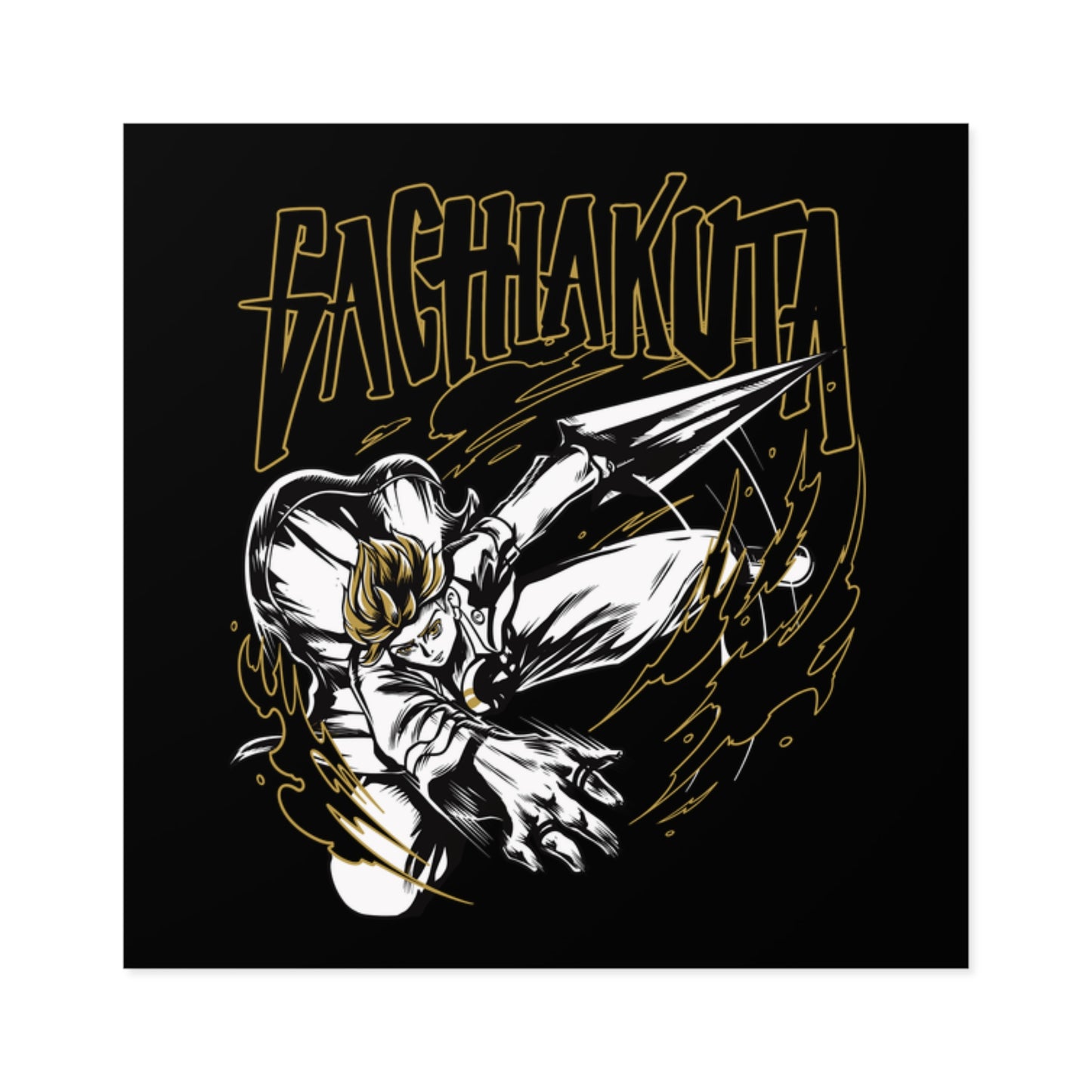 Inferno Prophet – Enjin Gachiakuta Sticker (2x2")